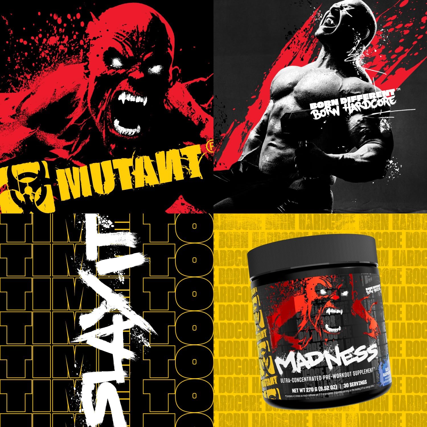 Mutant Madness preentrenamiento Diseñado exclusivamente para entrenamientos de alta intensidad